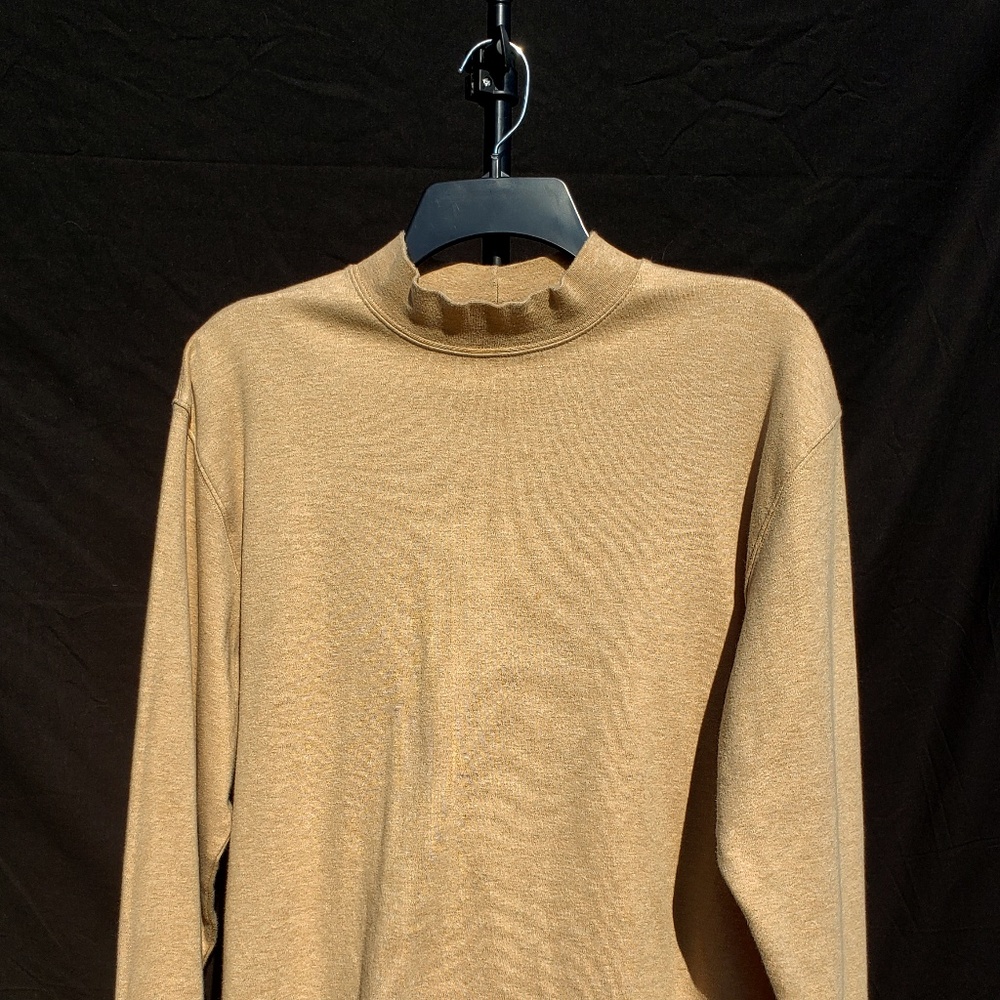 Saddlebred Medium Nude Heather Turtle Neck - M